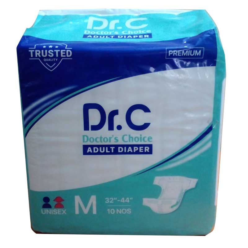 Dr. C Adult Diaper Regular (Medium) - Old is Gold Store