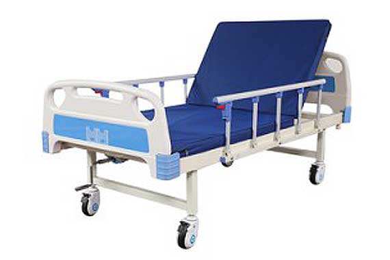 Single function cot with wheels- Semi fowler cot with wheels